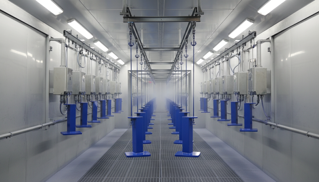 Fason elektrostatik toz boya fabrikası, İstanbul